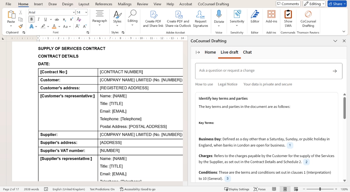 CoCounsel Draft